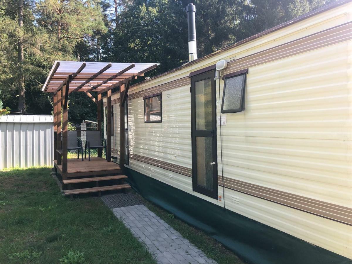 Mobilheim Am Wald Apartamento Bernau bei Berlin Exterior foto