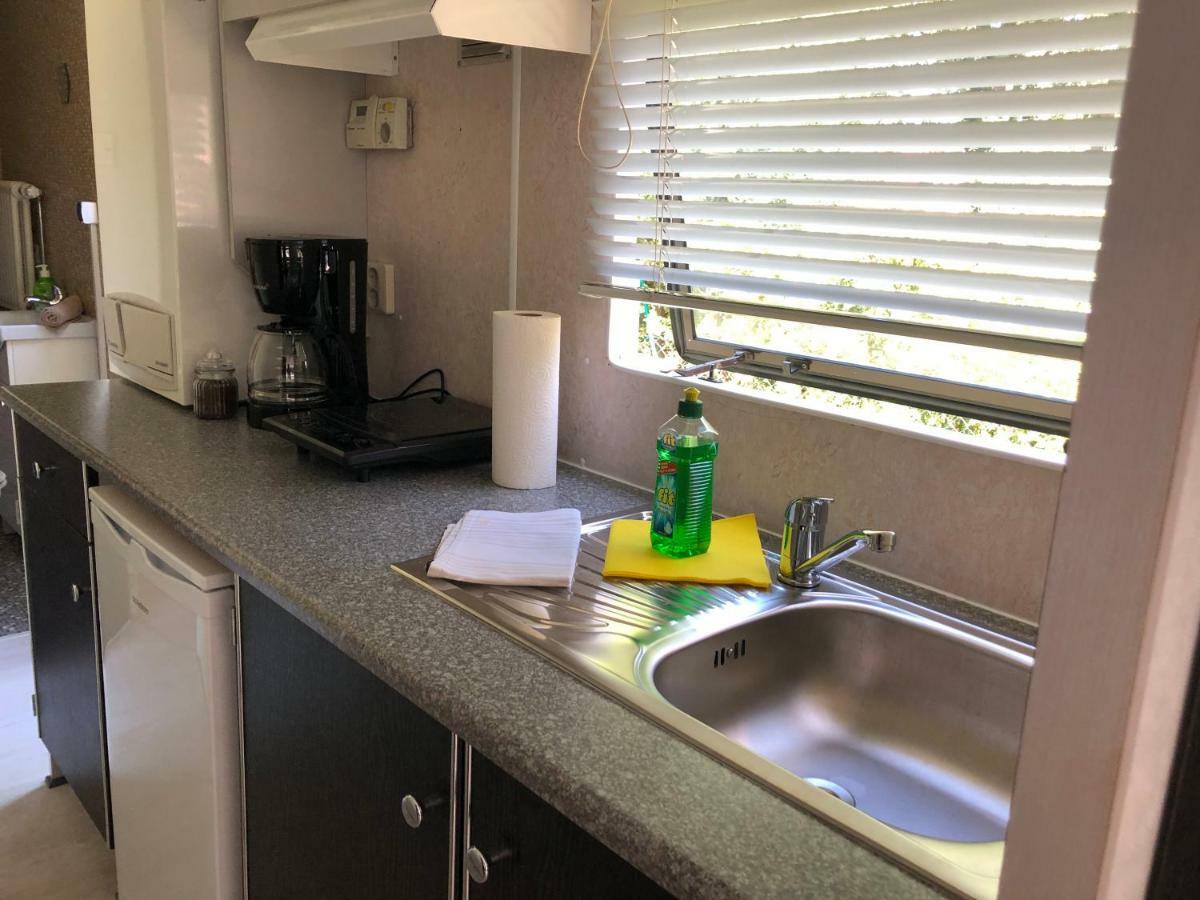 Mobilheim Am Wald Apartamento Bernau bei Berlin Exterior foto